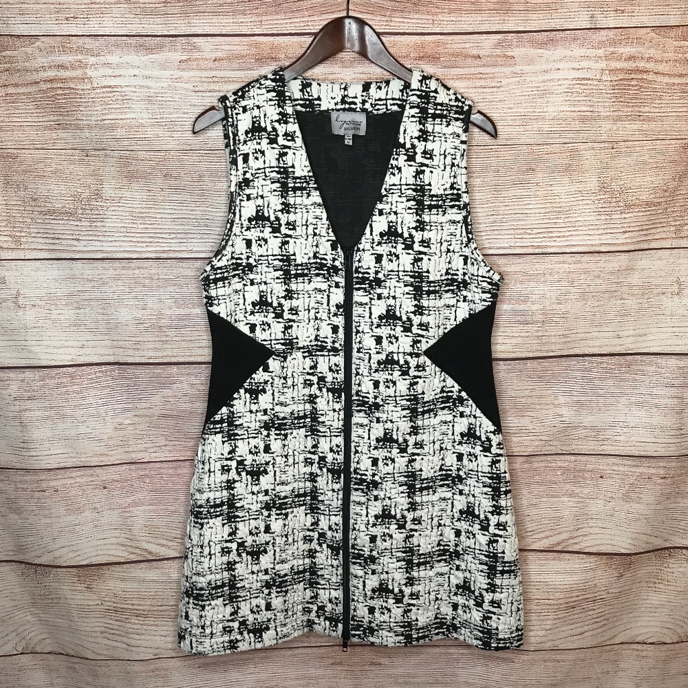 *FLAW* Lynn Ritchie Silver | Black & White Dress